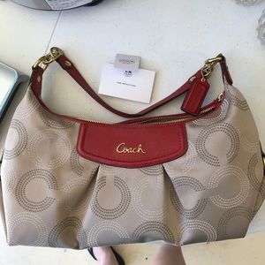 Coach Ashley dotted Hobo bag